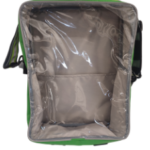 Green AED carry case
