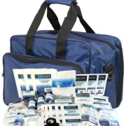 sports first aid bag blue kitted
