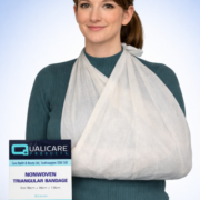 Nonwoven triangular bandage