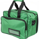 green sports first aid bag