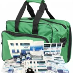 sports first aid bag green kitted
